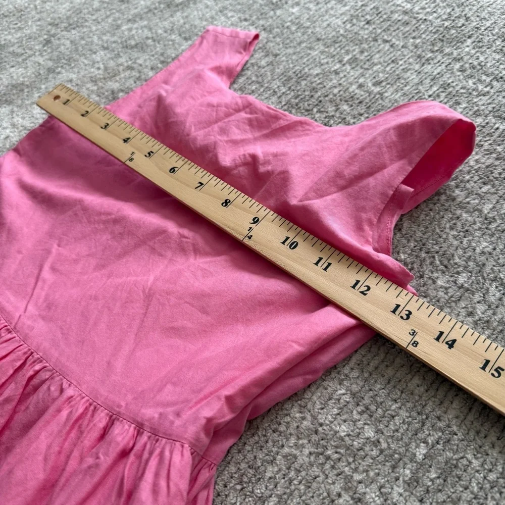 Gap Kids Pink Eyelet Dress Size M 8 Cotton Sleeveless Summer Dress‎